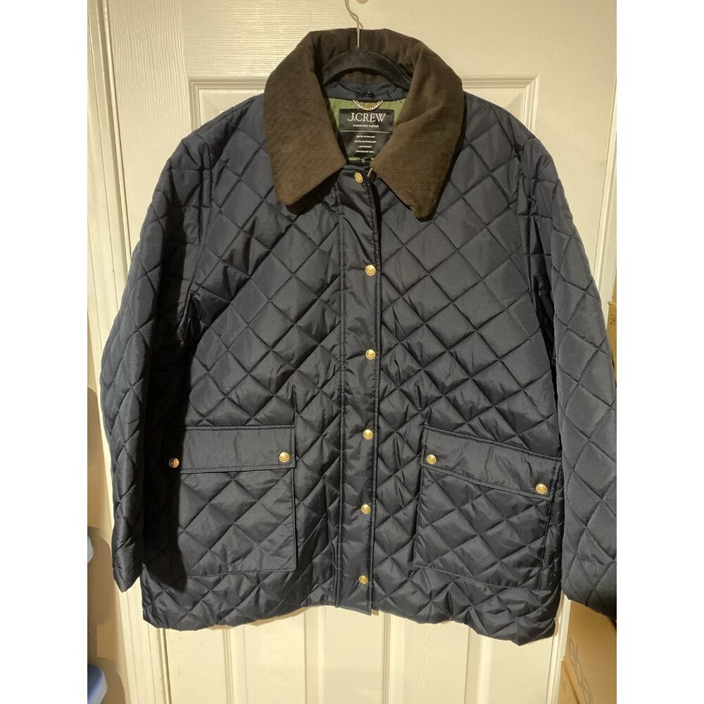 J.Crew Signature Puffer Removrable Collar Quilted Jacket Size: 3X